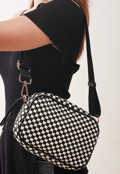 Take It All Bag - Black Checkered