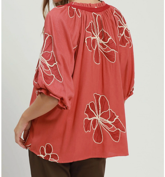 Weekend Favorite Blouse - Rose