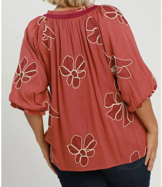 Weekend Favorite Blouse - Rose