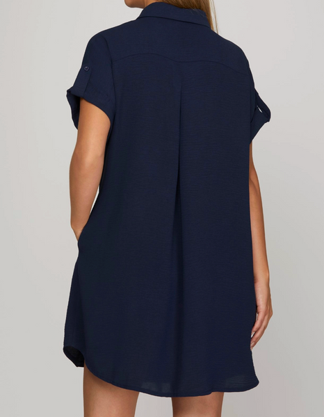The Sunday Stroll Dress - Navy