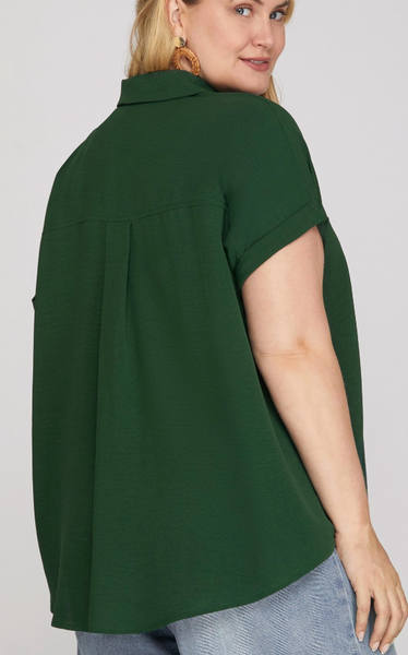 Minimal Mood Blouse - Green