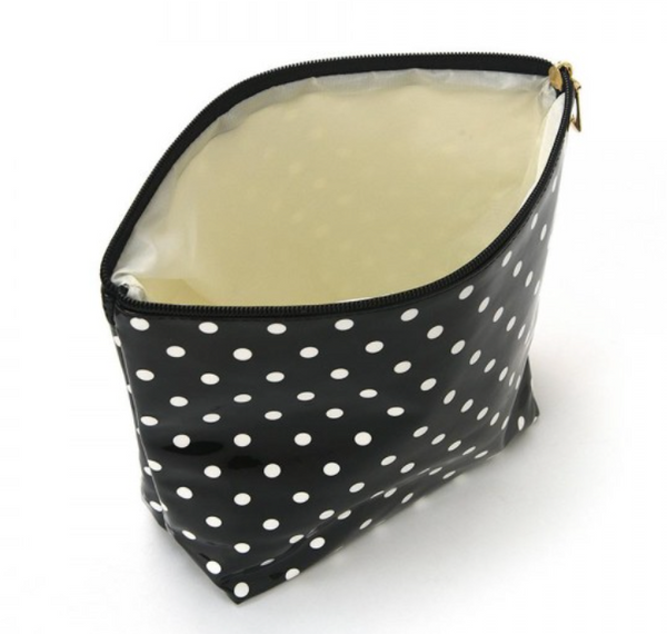Polka Dot Essentials Bag - Blue