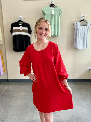 Spice It Up Dress - Red